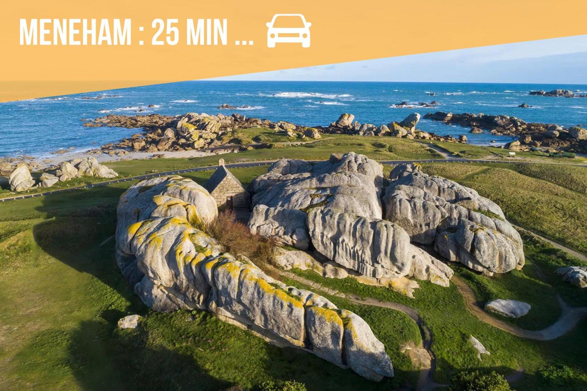 Bed and Breakfast Le Loft du Dolmen Clara, 5 étoiles Plounévez-Lochrist Exterior foto