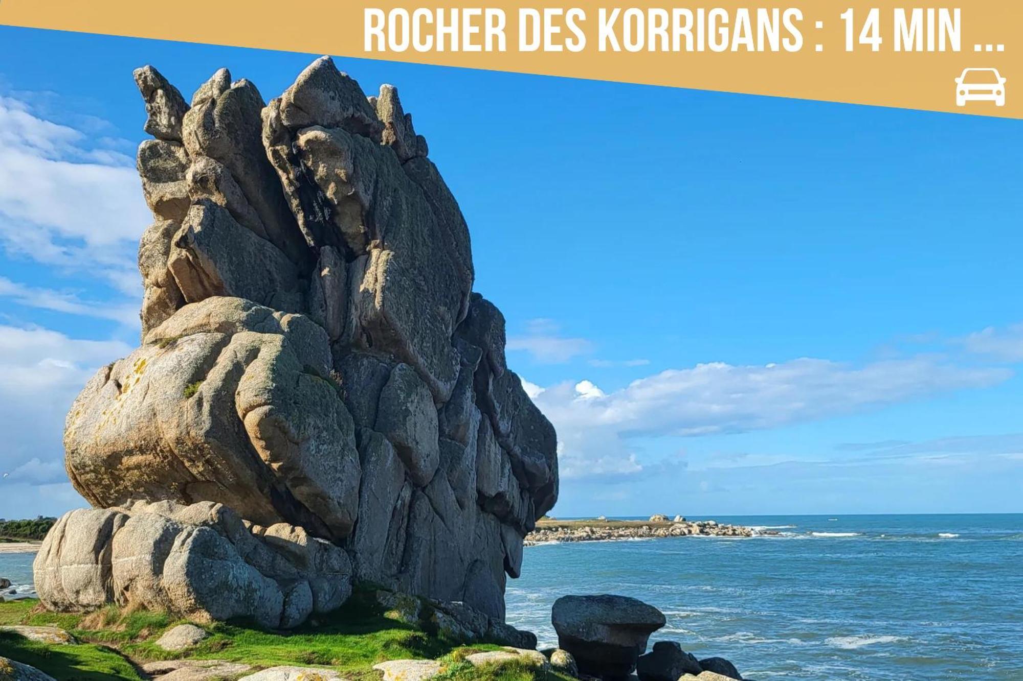 Bed and Breakfast Le Loft du Dolmen Clara, 5 étoiles Plounévez-Lochrist Exterior foto